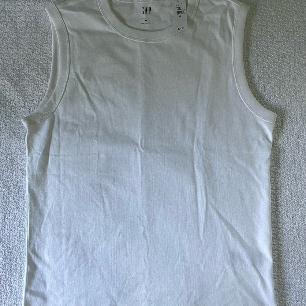 GAP Classic White Tank Top